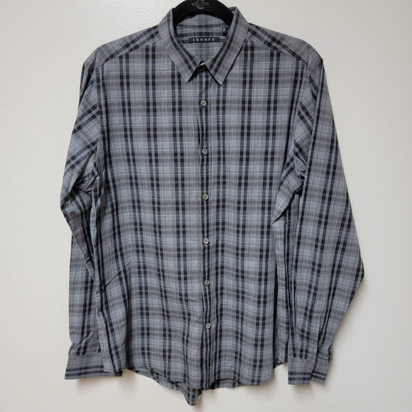 Theory Mens Zack PS Kemback  Cotton Shirt Size Large - Picture 1 of 7